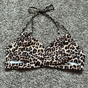 PINK VS Cheetah Wrap Bikini Top - No padding